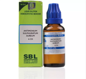 ANTIMONIUM SULPHURATUM AURATUM